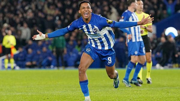 Late Joao Pedro strike sees Brighton top Europa League Group B